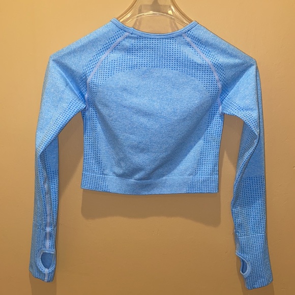 ENV Activewear Long Sleeve Crop Training Top - Picture 2 of 4